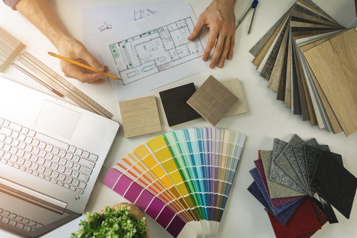 Rug and flooring swatches